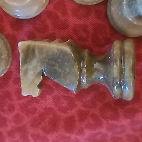 Vintage Marble Chess Set - Picture 2 of 5